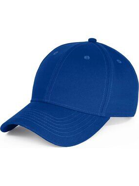 Unisex Royal 100% Cotton Loop Closure Cooling Performance Baseball Cap